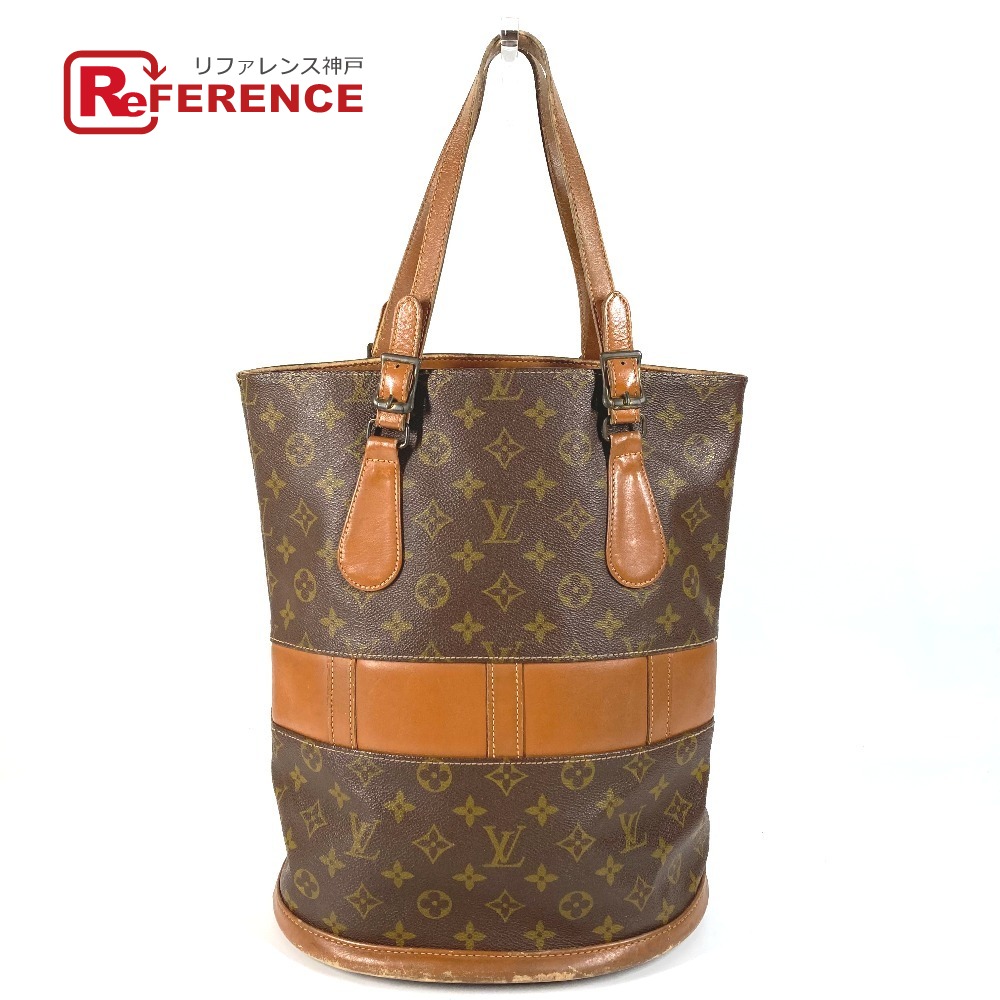 LOUIS VUITTON ルイヴィトン T42236 モノグラム バケットGM バケツ バケット GM USA アメリカ 限定 トートバッグ カバン ハンドバッグ モノグラムキャンバス レディース ブラウン 【中古】｜ブランドショップ　リファレンス