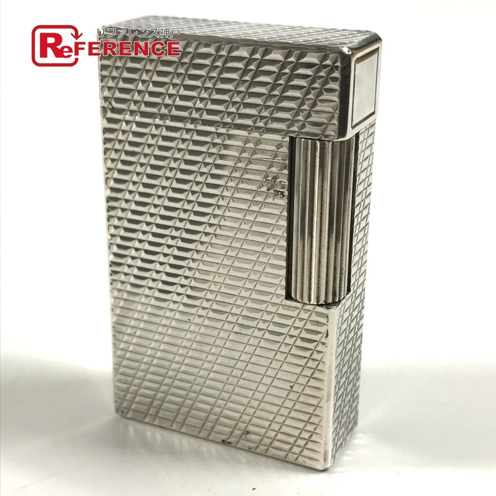 S.T.Dupont エス・テー・デュポン ライン1 ライン 1 喫煙具 煙草 タバコ ライター メタル ユニセックス シルバー 【中古】|ブランドショップ リファレンス