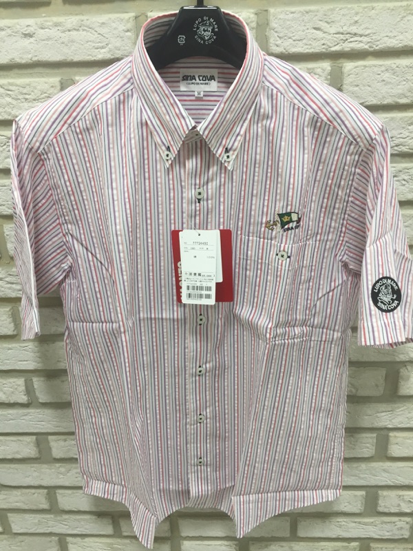 35％OFFシナコバ半袖ブラウスシナコバシャツシナコバ大人気「SINACOVA」ホワイトマリンスポーツ（１万以上のお買い込みで貨物輸送無料）綿１００％蹴球出どころ（父の日ラッピング無料）77724450-060-220縞模様通貨価値￥22000