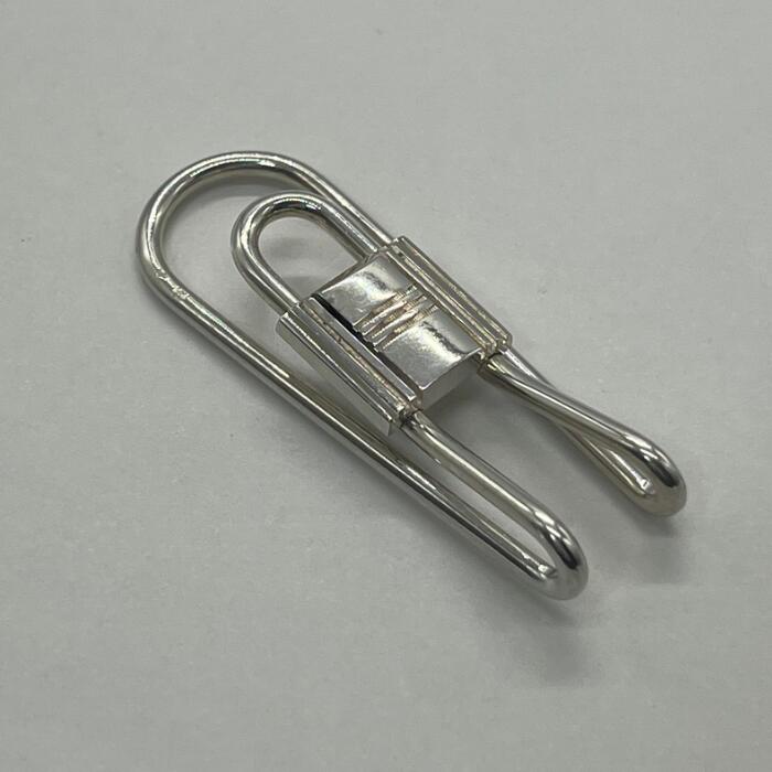 楽天市場】HERMES エルメス カデナ マネークリップ AG925 シルバー SV
