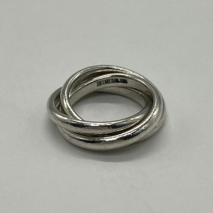 楽天市場】【ティファニー】Tiffany ヴィンテージ トリニティ 三連