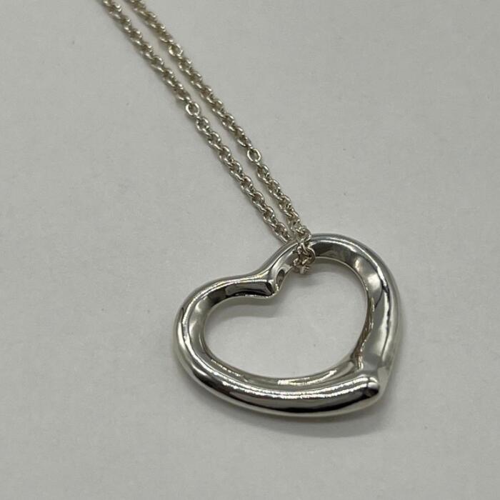 極美品　希少　ティファニー　5P オープンハート　ネックレス　エルサペレッティ TIFFANY&Co.（ティファニー） ネックレス エルサ・ペレッティ オープン