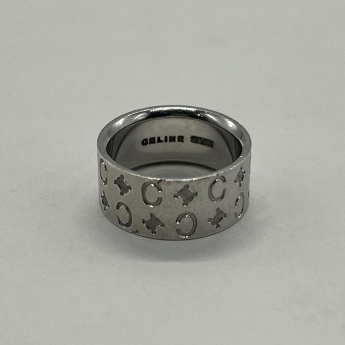 新品仕上げ◇セリーヌ Cマカダム リング12号 SV925SILVERトリオンフ 楽天市場】【送料無料】 セリーヌ リング シルバー Cマカダム 指輪 12