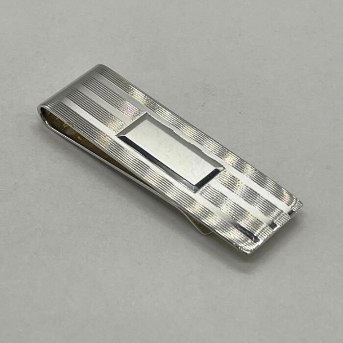 【中古】ティファニー TIFFANY&CO ストライプ マネークリップ SV925 希少 メンズ レディース ユニセックス ヴィンテージ オールド シルバー925 アクセサリー｜Refind046 15,392円
