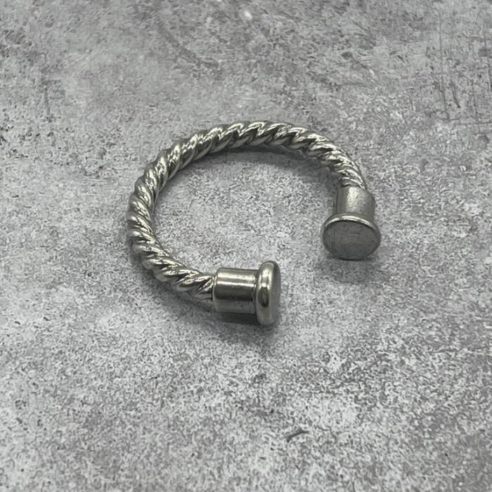 【中古】ブル小峡谷 BVLGARI 捻じれ 足がかり輪っか SV925 足がかり輪っか キーホルダー 足がかりチェーン店 御徒面子惹き付ける メンズ レディース ユニ一発やる ヴィンテージ 年寄りの しろがね色925 添え物
