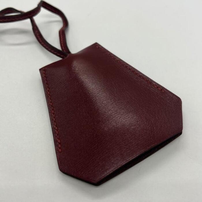 楽天市場】HERMES エルメス クロシェット キーリング グレー シルバー