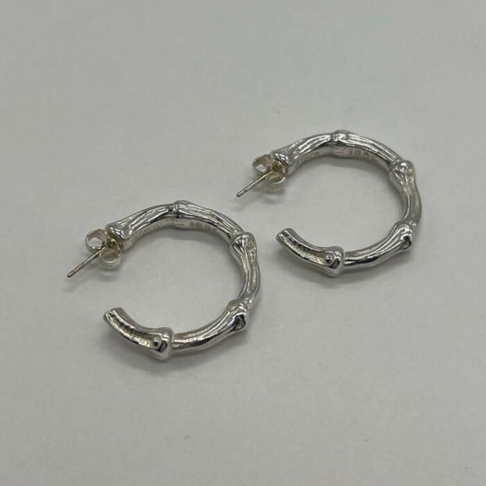 楽天市場】TIFFANY&Co. ティファニー バンブー フープ ピアス 2.7cm