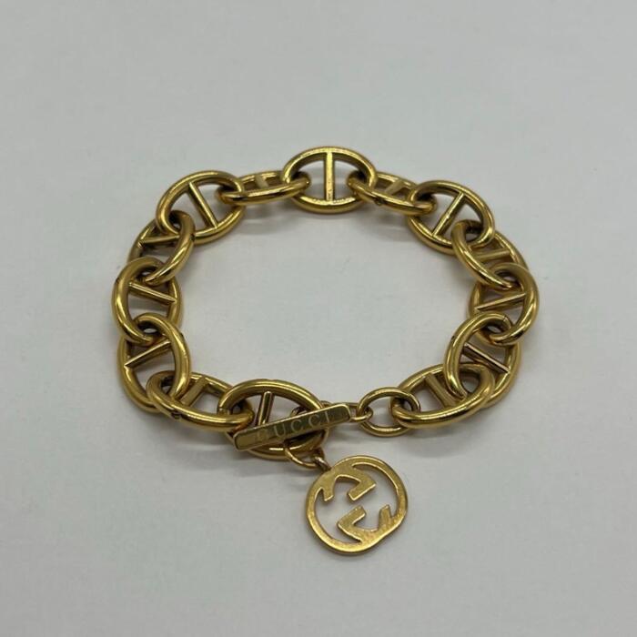 英*藤様 美品　オールドグッチ　GUCCI Gシェイプ　ブレスレット　トムフォー 英*藤様 美品 オールドグッチ GUCCI Gシェイプ ブレスレット トムフォー