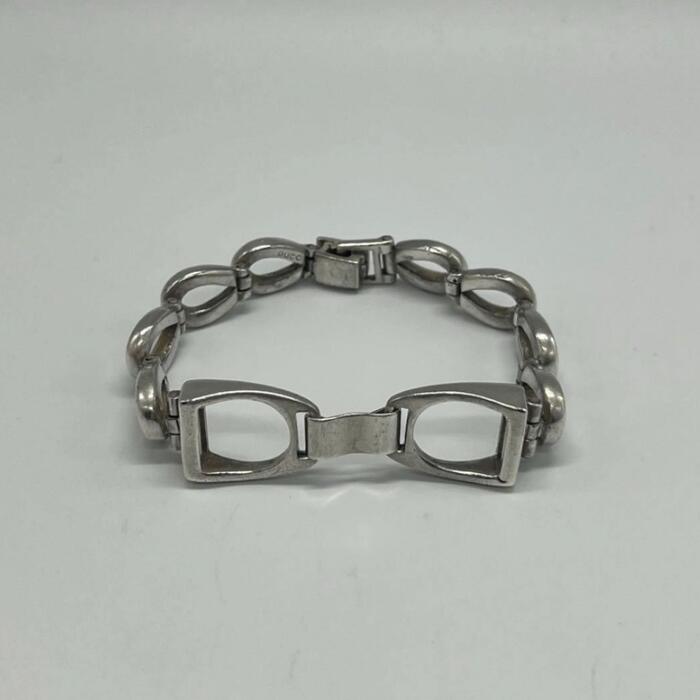 GUCCI ブレスレット　ホースビット　バングル　ヴィンテージ　ホワイト グッチ バングル ブレスレット ホースビット GP 1992 箱 | 東京銀座の