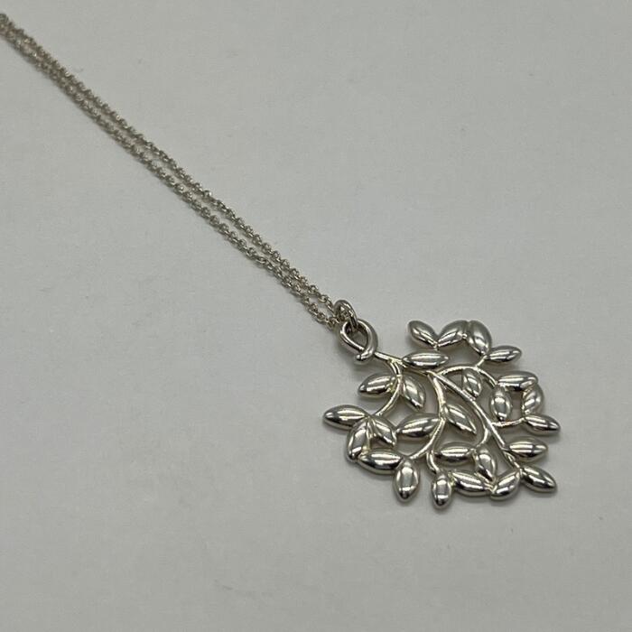 ティファニー 希少 オリーブリーフ パール ネックレス パロマピカソ SF1fe ティファニー 希少 オリーブリーフ パール ネックレス パロマピカソ SF1fe