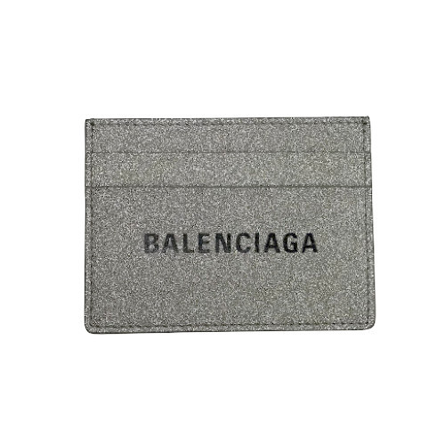 ブランドショップルフレ店 バレンシアガ Balenciaga エブリデイ クレジットカードケース 財布 ケース 未使用 中古 マルチカード 4906 シルバー グリッター カードケース カード入れ パスケース 定期入れ 名刺入れ ラメ キラキラ