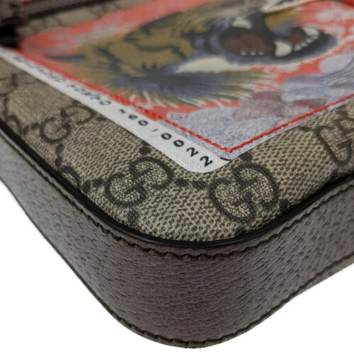 グッチ Gucci ワッペン クーリエ ショルダーバッグ Ggスプリーム ベージュ トラ Ufo バッグ クロスボディバッグ ブランド バッグ 斜め掛け 肩掛け メンズ レディース 男女兼用 septicin Com