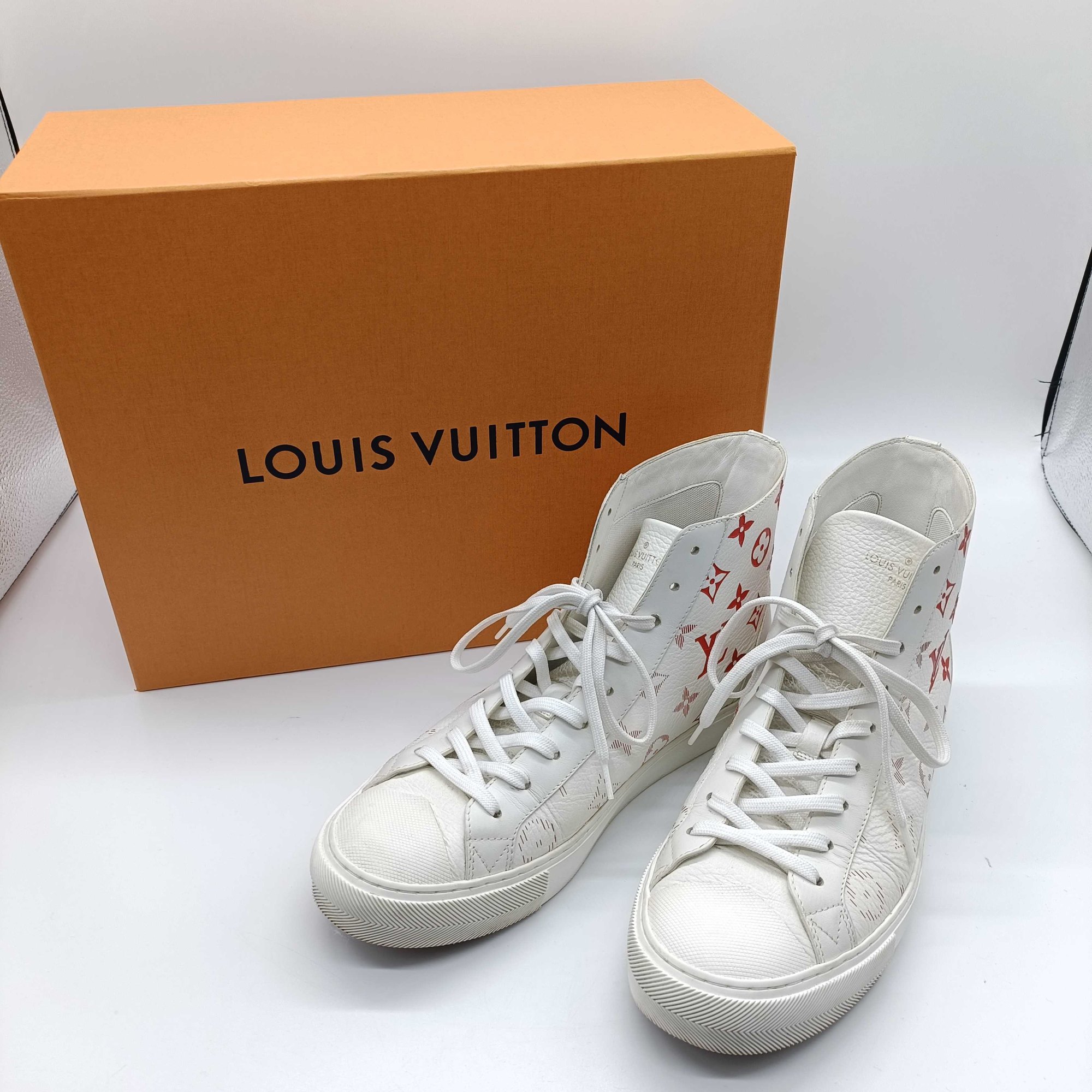 ⭐️美品⭐19AW ルイヴィトン タトゥーライン スニーカー モノグラム 26cm LOUIS VUITTON 【ルイヴィトン】タトゥーライン モノグラム ハイカット