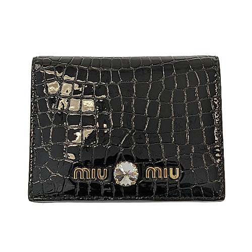 楽天市場】MIUMIU ミュウミュウ 二つ折り財布 5MV204 2F5X