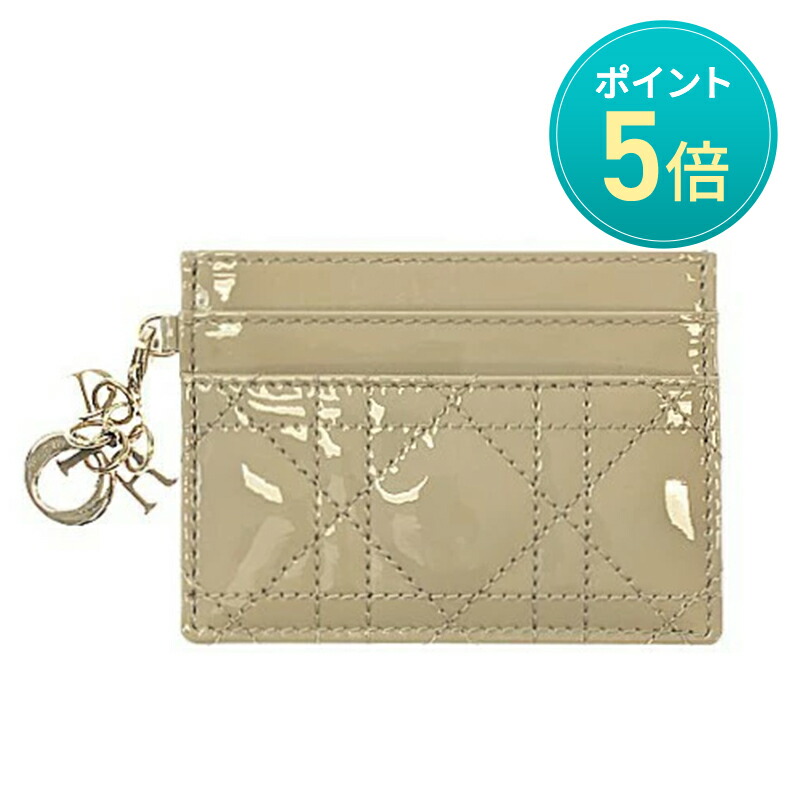 美品　Christian Dior クリスチャンディオール　カードホルダー Lady Dior CHRISTIAN DIOR クリスチャンディオール Bloom カード