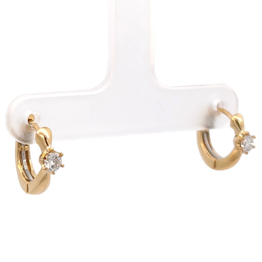 K18 ダイヤモンドピアス ダイヤモンド 0.10ct/0.10ct アクセサリー ジュエリー JW 宝飾品 レディース ノーブランド|ブランドショップルフレ店