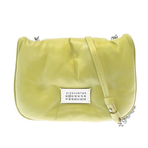 Maison Margiela　メゾンマルジェラ　グラムスラム レザー チェーンショルダーバッグ　SB1WG0019　レザー　黄緑　バッグ　ショルダーバッグ｜ブランドショップルフレ店