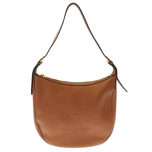 CELINE セリーヌ ミディアム エロイズ バッグ 114713FLH.04LU レザー タン ブラウン トリオンフ バッグ ショルダーバッグ|ブランドショップルフレ店