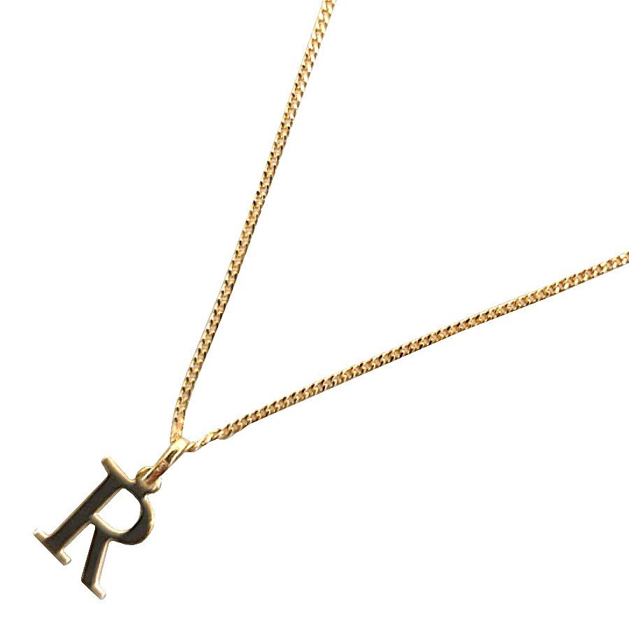 K18 イニシャルR ネックレス アクセサリー ジュエリー JW 宝飾品 レディース ノーブランド|ブランドショップルフレ店