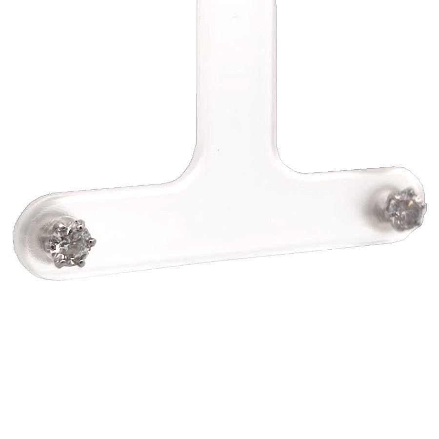 Pt900 ダイヤモンドスタッドピアス プラチナ ダイヤモンド 0.25ct 0.25ct アクセサリー ジュエリー JW 宝飾品 レディース ノーブランド|ブランドショップルフレ店