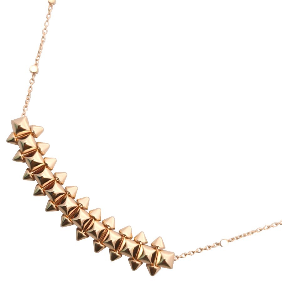 Cartier カルティエ クラッシュ ドゥ カルティエ ミディアム(MM) 750PG K18PG ピンクゴールド アクセサリー ネックレス ジュエリー JW 宝飾品 レディース BJ ブランドジュエリー 付属品 保証書 箱|ブランドショップルフレ店