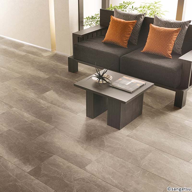 【楽天市場】フロアタイル サンゲツ 品番：IS2154,IS2155 ストーン&アクセント ベインブラック 1枚から販売します 304.8