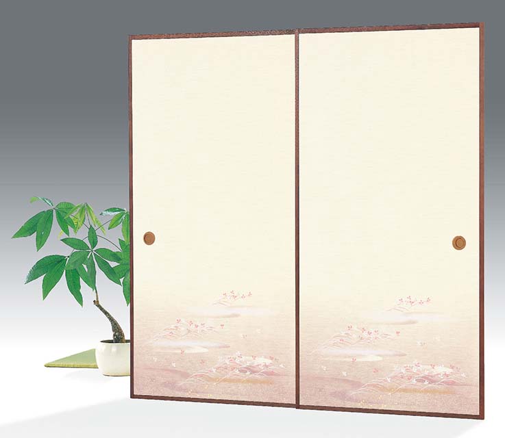 【全品P5倍！最大5000円OFFクーポン】織物襖紙 株式会社太陽 近江第10集 品番：926 1枚柄 標準サイズ(巾100cm ×丈203cm)単位販売 柄の高さ64cm シックハウス対策 カーテン壁紙床材専門店 RefoLife
