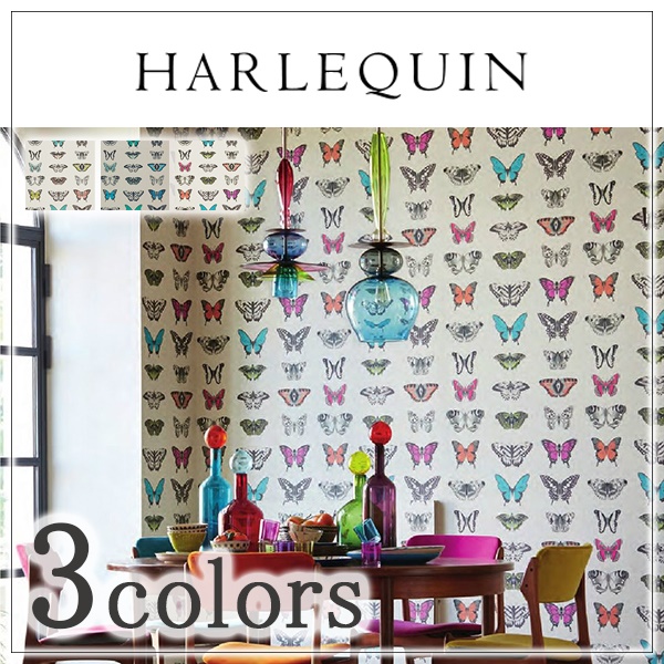 輸入壁紙 イギリス製 Harlequin ハーレクイン Harlequin ハーレクイン メーカー品番 Papilio 1ロール 巾68 6cm 10 05m 単位販売 不織布 不燃 Beyondthereturngh Com