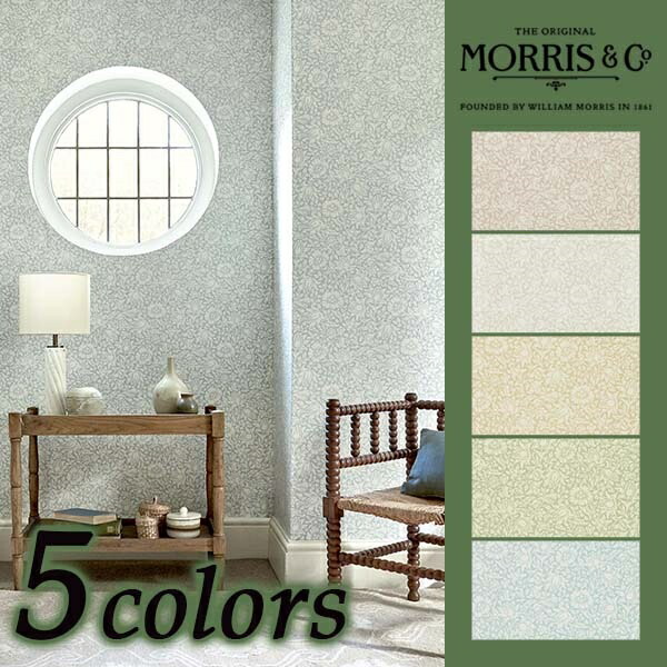 ネット店 輸入壁紙 イギリス製 Morrisarchivewallpapersv モリスアーカイブ5 Morris ウイリアム モリス メーカー品番 Mallow 1ロール 巾52ｃｍｘ10ｍ 単位販売 紙 F 不燃 人気爆発激安 Neilpoulton Com