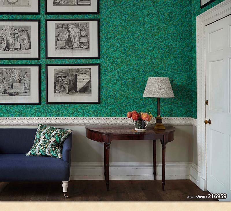 輸入壁紙 イギリス製 Morris Co Ben Pentreath The Queen Square Collection Morris ウイリアム モリス メーカー品番 Bachelorsbutton 1ロール 巾52 10 単位販売 紙 F 不燃 Onpointchiro Com
