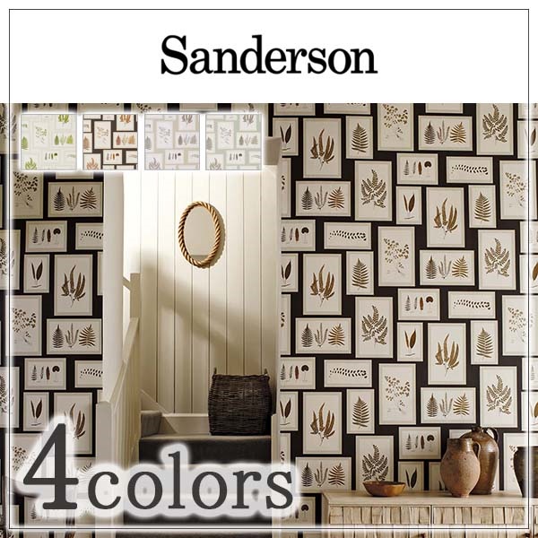 インポート壁紙 イギリス製 Woodland Walk Wallpapers Sanderson サンダーソン メーカ品番 Ferngallery 1巻物 生地68 6cmx10m ユニット鬻ぐ 不栲布地 F 不燃 Euro Pastaria De