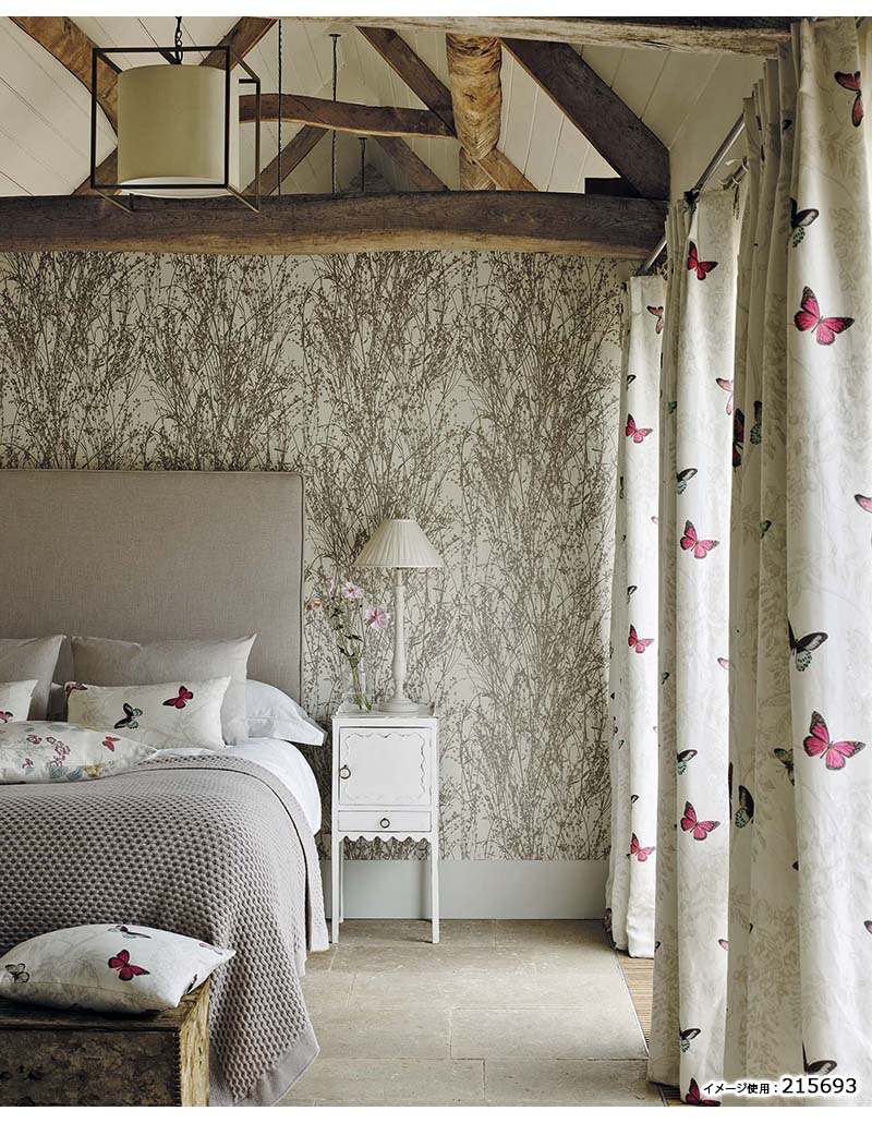 輸入壁紙manas Wallpaper サンダーソン壁紙 輸入壁紙 イギリス製 Woodland Walk Wallpapers Sanderson サンダーソン メーカー品番 Meadowcanvas 1ロール 巾52cmx10m 単位