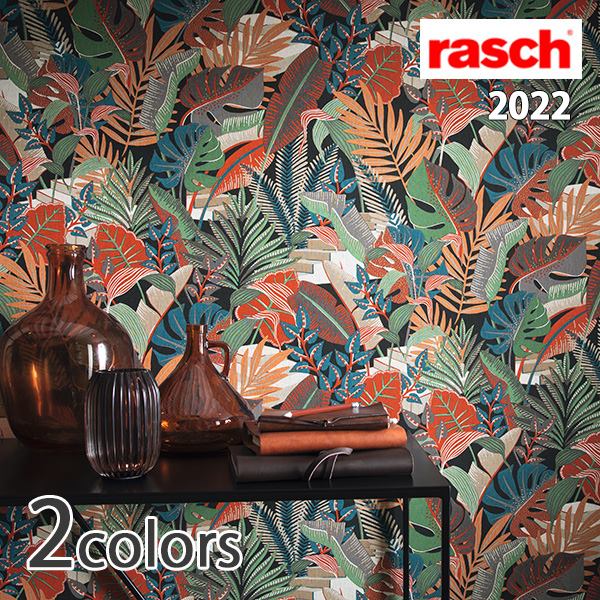 輸入壁紙 ドイツ製 リーフ House Rasch ラッシュ Tropical メーカー品番 6875