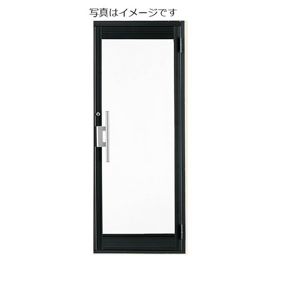 クリエラガラスドア 片くい違い 半外付型 1枚硝子遣りくち 赤ちょうちん手持ち部分 0820 W：816粍 × H：2017粍 バス発着場 事務室 部屋の入り口 LIXIL リクシル TOSTEM トステム DIY リフォーム