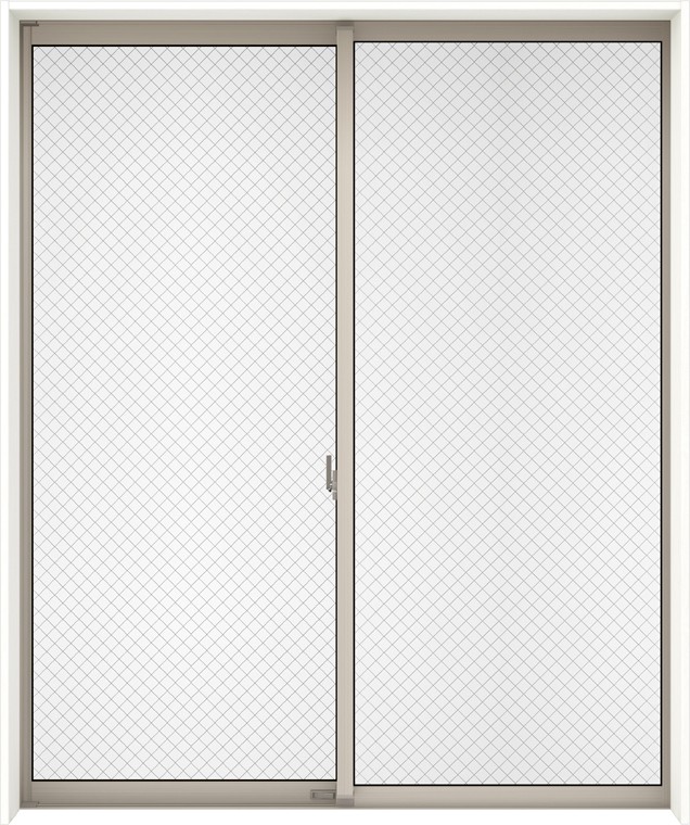 防火戸FG-A 引き違い 2枚建て Low-E複層ガラス / 網入仕様 12813 W：1,320mm × H：1,370mm LIXIL リクシル TOSTEM トステム