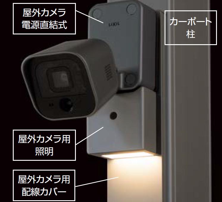 カーポートカメラセット 点火装置付き添い人 / AC100V遣りくち LIXIL リクシル TOSTEM トステム