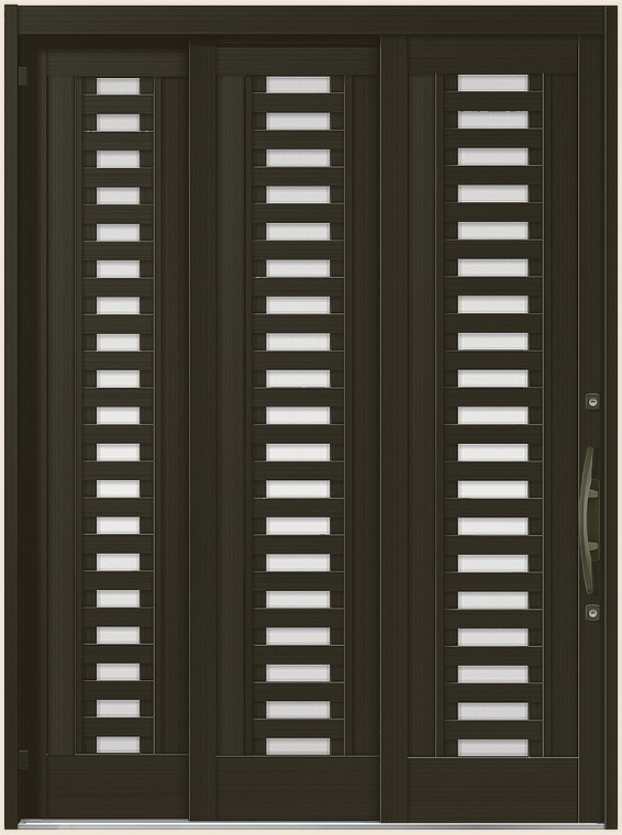 エレンゼ K6 16型 / アルミ色 袖付2枚引 ランマなし 16422 W：1,640mm × H：2,280mm 玄関 引き戸 LIXIL リクシル TOSTEM トステム