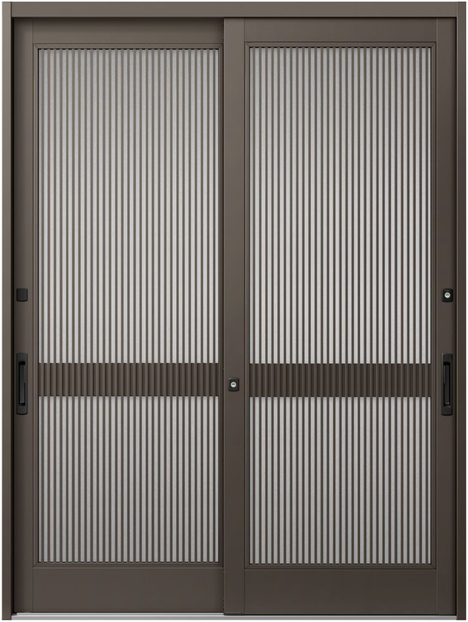 玄関引戸JS 12P型 / 万本格子 2枚建戸 ランマなし 18722 W:1,870mm × H:2,257mm LIXIL リクシル TOSTEM トステム|セルフリフォームのミカタ