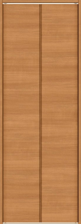 ラシッサS 収納家具_折り戸軌跡印字機 / ノンケーシング枠 2枚折り戸 ひな型：LAE 特注 W：542～942粍 × H：2,426～2,500粍 LIXIL TOSTEM