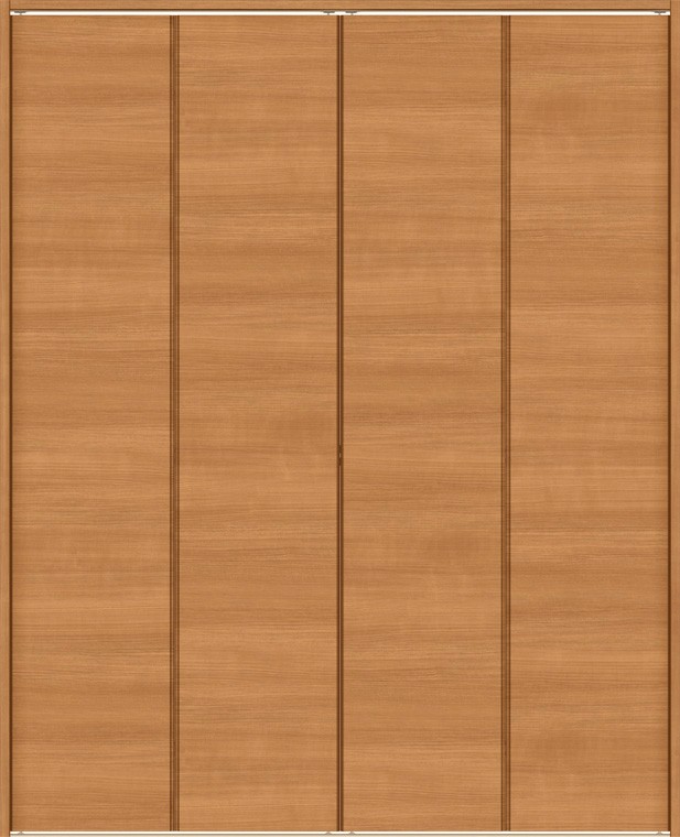 ラシッサS クローゼット_折戸レールタイプ / ノンケーシング枠 4枚折戸 デザイン:LAE 特注 W:1,045~1,844mm × H:1,545~2,425mm LIXIL TOSTEM|セルフリフォームのミカタ