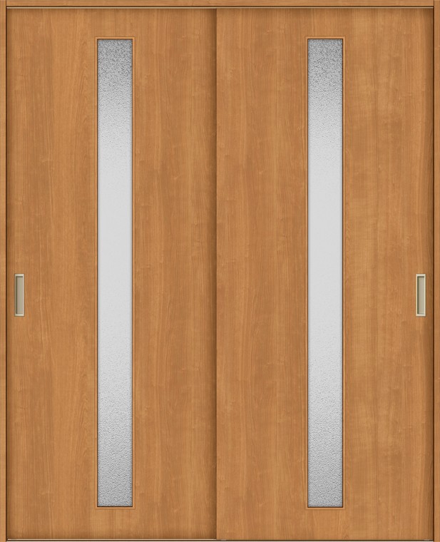 ラシッサS Vレール方式_引違戸2枚建 / ノンケーシング枠 鍵なし仕様 デザイン:LGA 特注 W:1,188~1,992mm × H:1,728~2,425mm LIXIL TOSTEM|セルフリフォームのミカタ