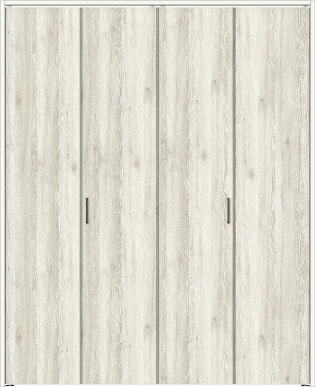 ラシッサD パレット クローゼット 折戸ノンレールタイプ 4枚折戸 APCN-LAA 13m20 W：1,324mm × H：2,023mm ノンケーシング / ケーシング LIXIL リクシル TOSTEM