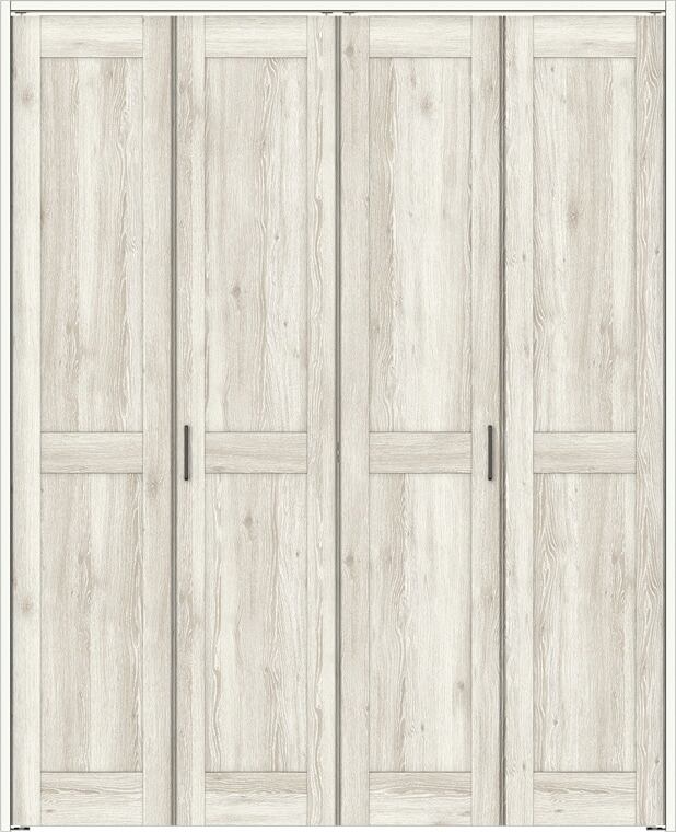 ラシッサD パレット クローゼットドア 折戸ノンレールタイプ 4枚折戸 APCN-LAC 1623 W：1,644mm &times; H：2,306mm ノンケーシング / ケーシング LIXIL TOSTEM｜セルフリフォームのミカタ