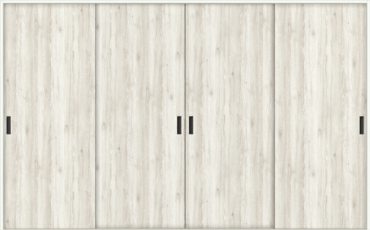 ラシッサD パレット 室内引戸 Vレール方式 引違い4枚建て APHF-LAA 錠無し 3220 W:3,253mm × H:2,023mm ノンケーシング / ケーシング LIXIL TOSTEM|セルフリフォームのミカタ