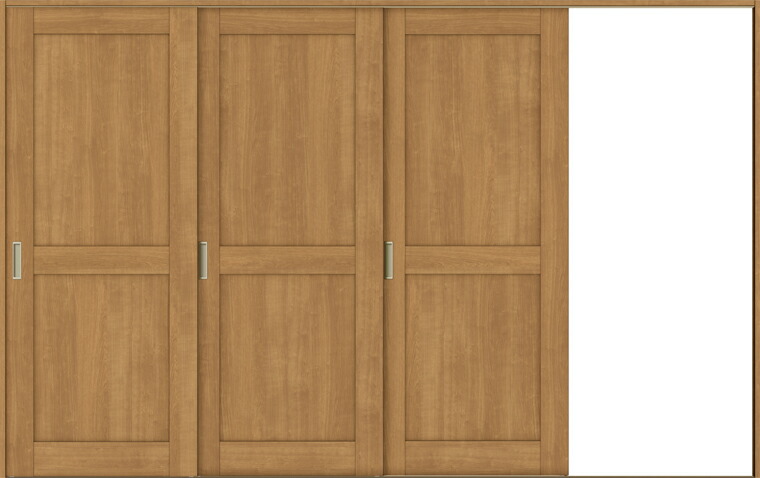 ラシッサS 室内引戸 Vレール方式 片引戸3枚建て ASKT-LAH 錠無し 3220 W：3,220mm × H：2,023mm ノンケーシング / ケーシング LIXIL リクシル TOSTEM