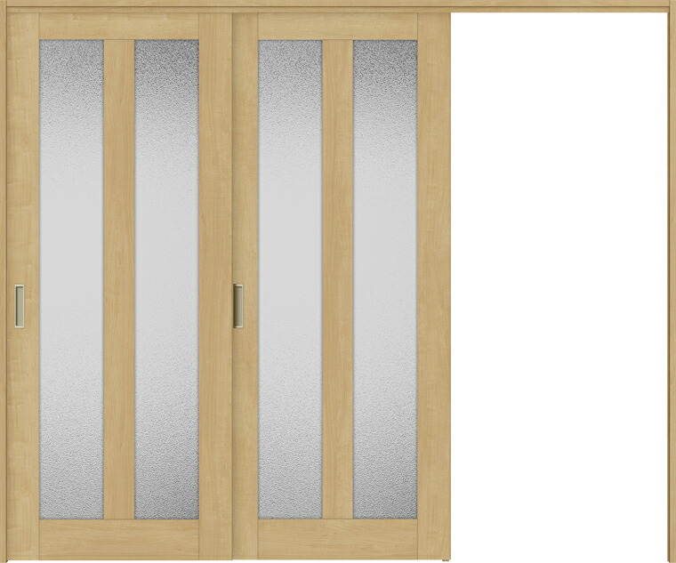 ラシッサS 間仕切り上吊引戸 片引戸 2枚建て ASMKD-LGG 錠なし 2423 W:2,432mm × H:2,306mm ノンケーシング / ケーシング LIXIL TOSTEM DIY|セルフリフォームのミカタ