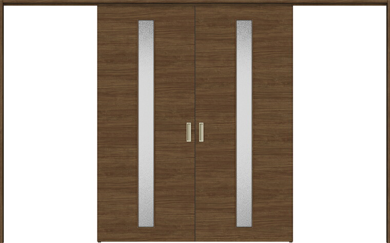 ラシッサS 室内引戸 間仕切り 上吊引戸 引分け戸 ASMWH-LGB 錠無し 3220 W：3,253mm &times; H：2,023mm ノンケーシング / ケーシング LIXIL TOSTEM｜セルフリフォームのミカタ