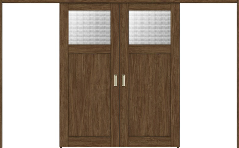 ラシッサS 室内引戸 間仕切り 上吊引戸 引分け戸 ASMWH-LGJ 錠無し 3220 W:3,253mm × H:2,023mm ノンケーシング / ケーシング LIXIL TOSTEM|セルフリフォームのミカタ