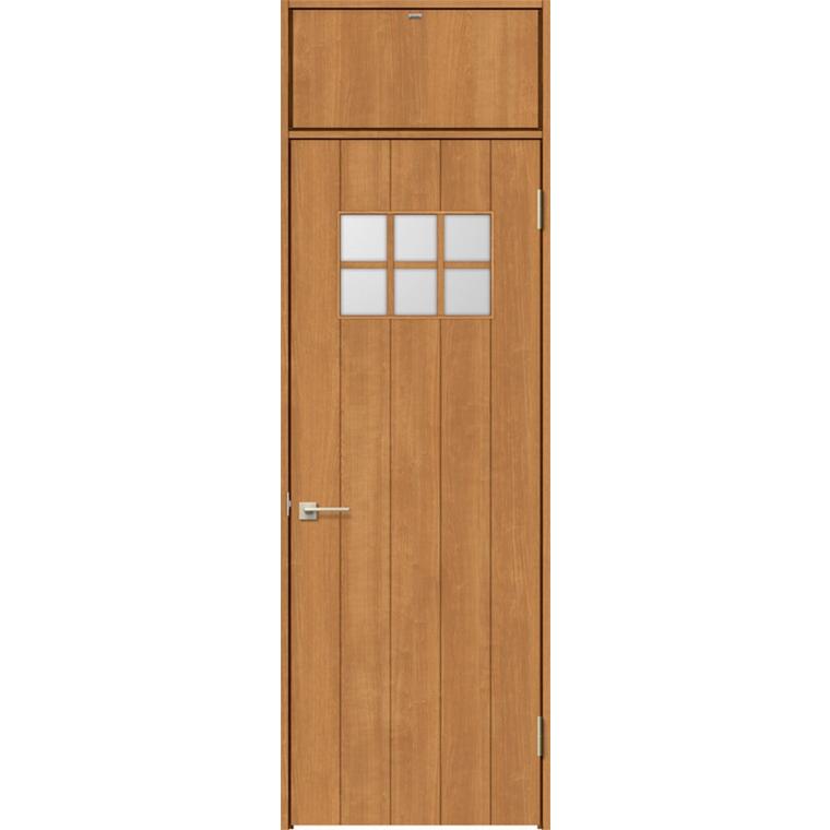 ラシッサS ランマ付ドア / ケーシング枠 錠付き仕様 デザイン：LHB 特注 W：597～957mm × H：2,117～2,430mm LIXIL リクシル TOSTEM トステム