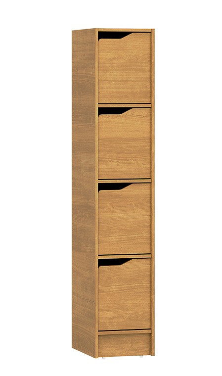 ラシッサUD 下駄箱 扉付き / 1色仕様 1列 × 4段 W：300mm × H：1,585mm LIXIL リクシル TOSTEM トステム